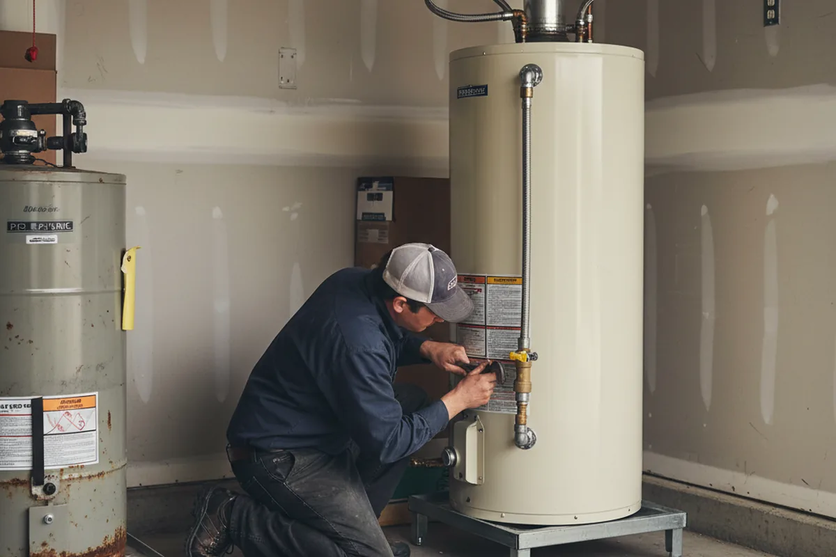 Water heater and shutoff valve replacement in Fort Thomas